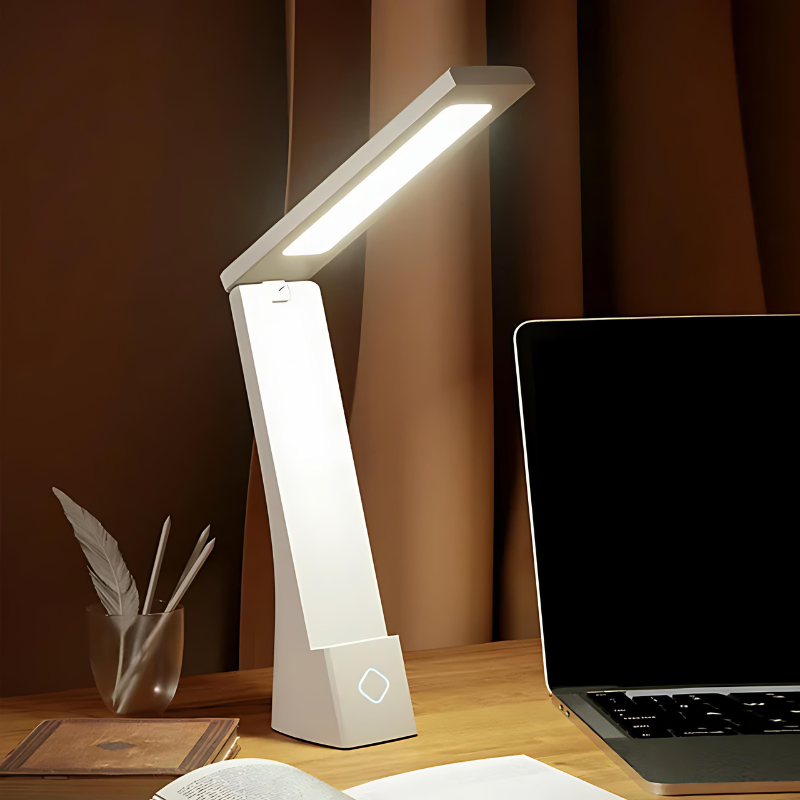 FoldLuxe – Moderne Opvouwbare Tafellamp met Touchbediening en Elegant Design