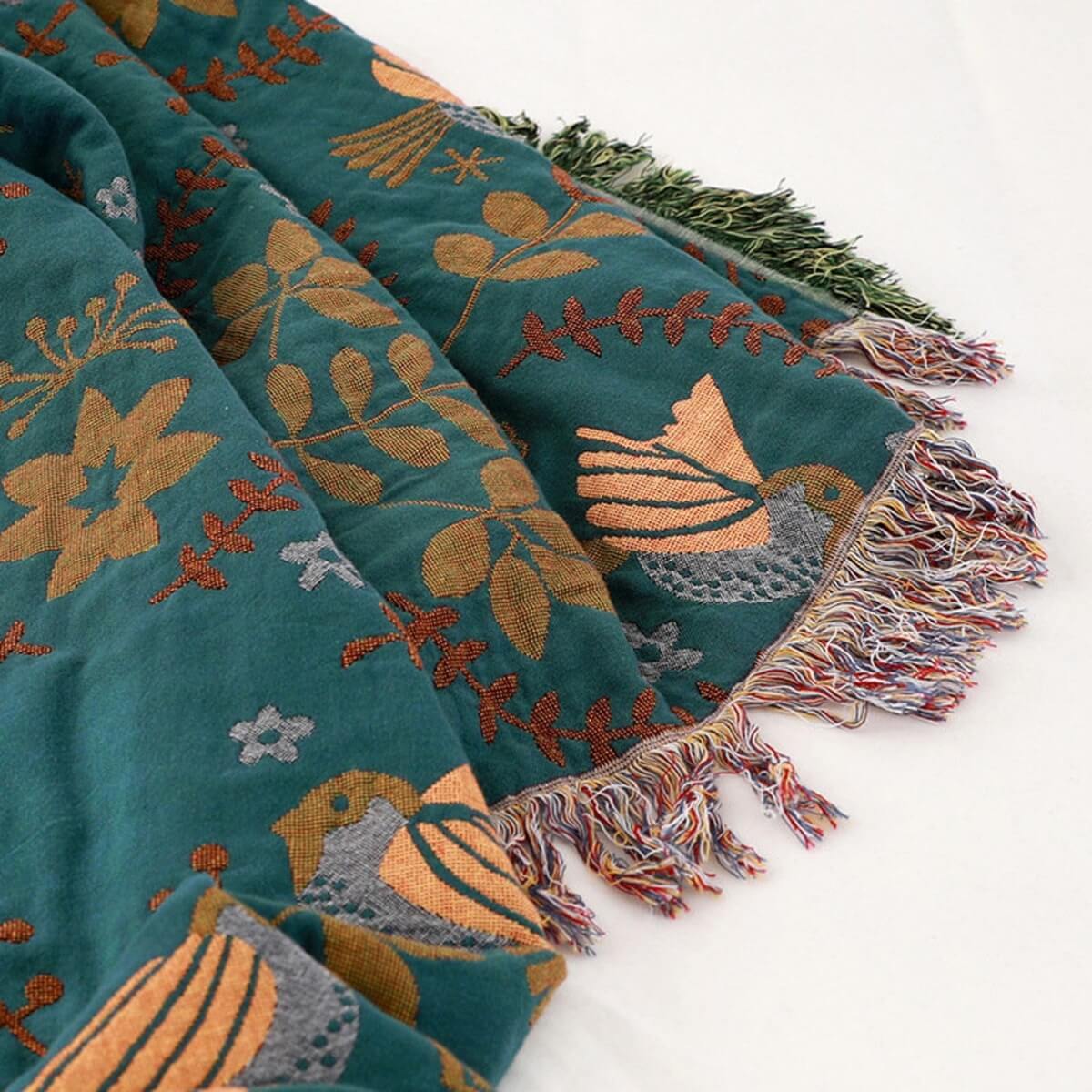 Omkeerbare Scandinavische Vogel Plaid