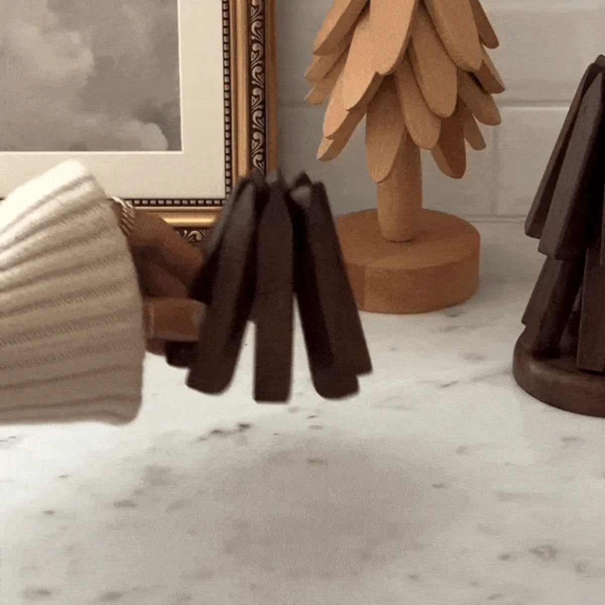 EcoCoasters | Houten Onderzetters Kerstboom