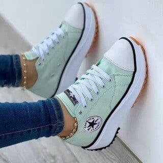 Ademende dames sneakers – ergonomisch leren ontwerp, voor comfort de hele dag