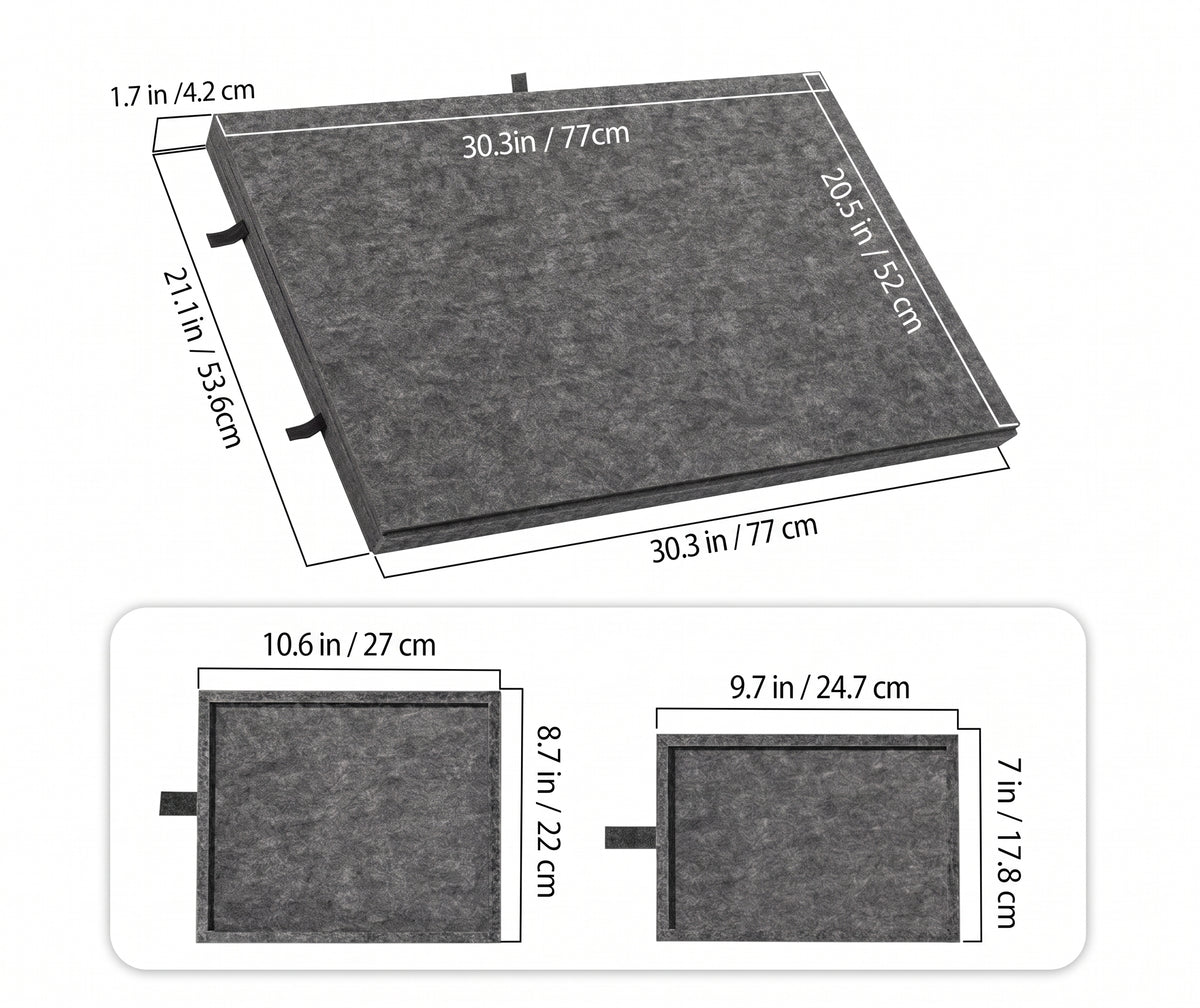 Draagbare Puzzelmat met 6 Lades