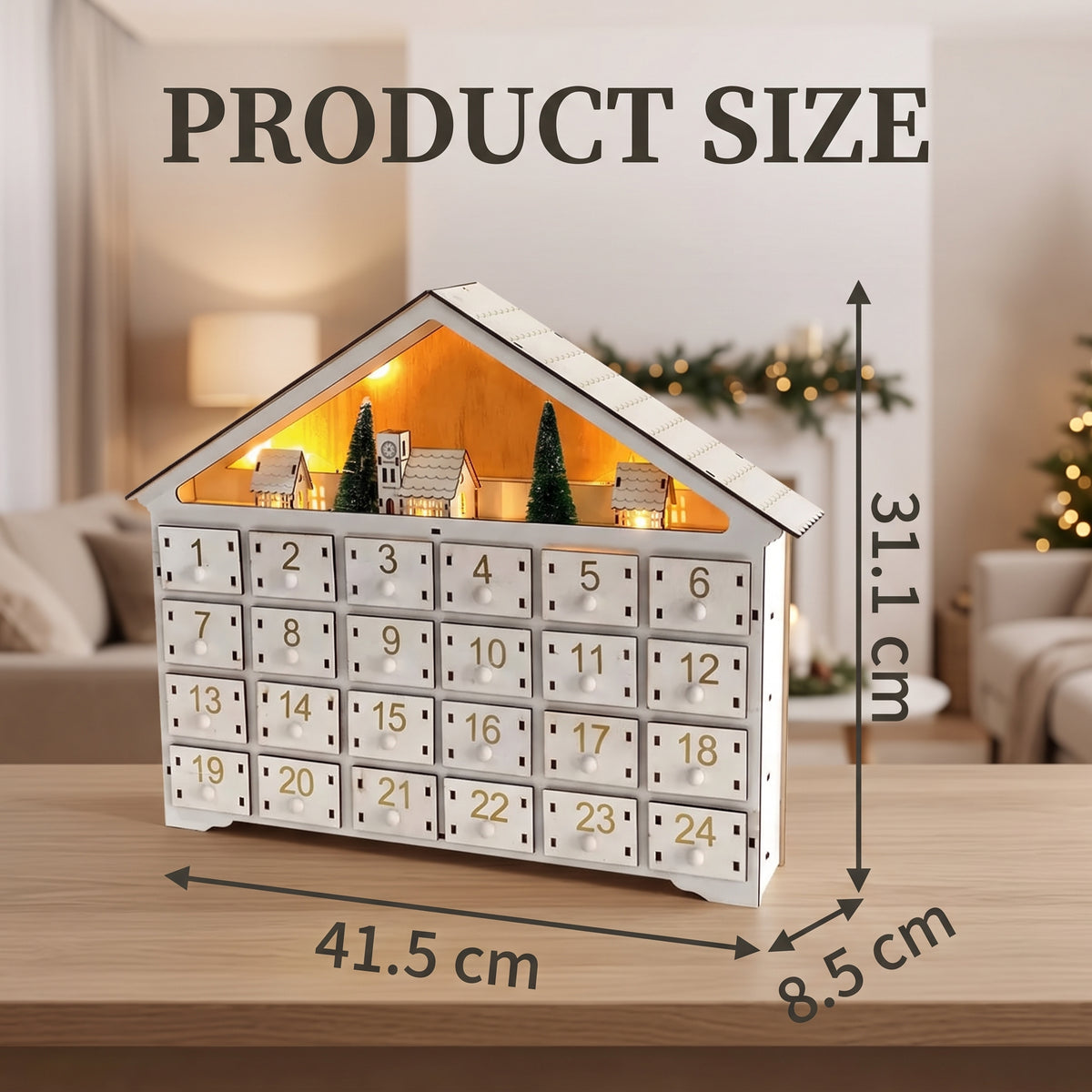 Houten Huis Adventskalender