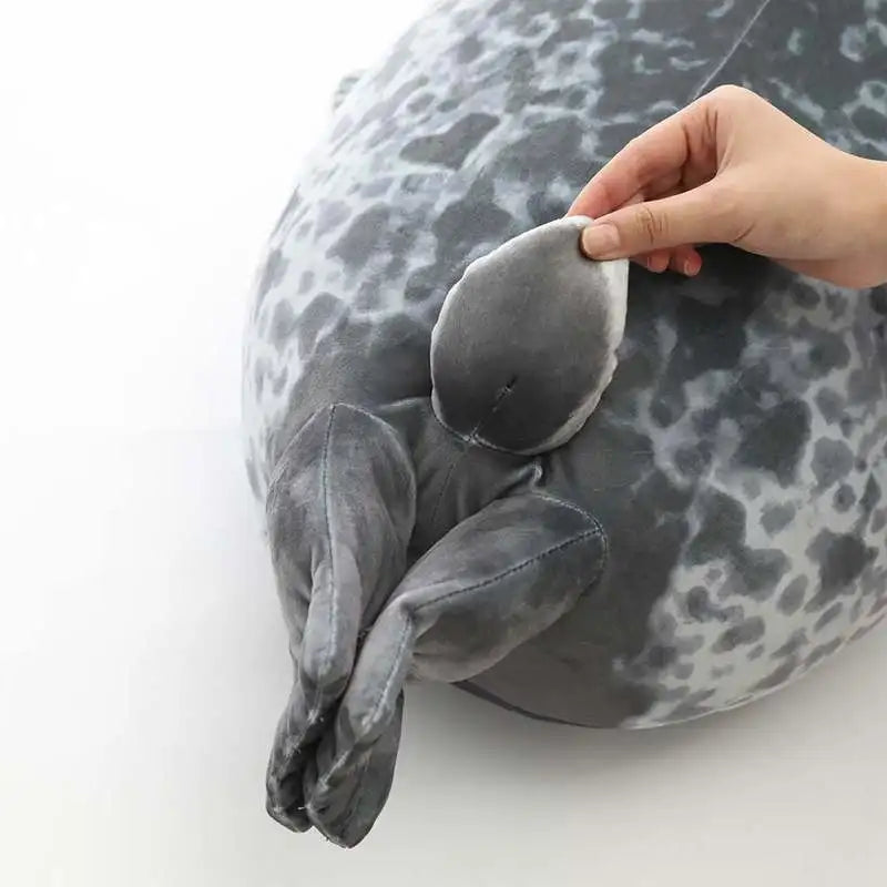 Boze Blob Zeehond Kussen 3D Pluche Speelgoed voor Kinderen, 20CM Schattig Zeeleeuw Cadeau