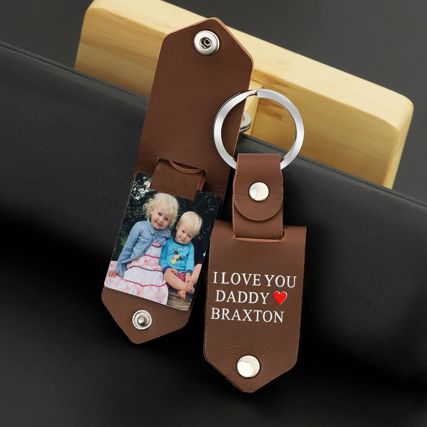 Personalized Drive Safe Keychain for Dad