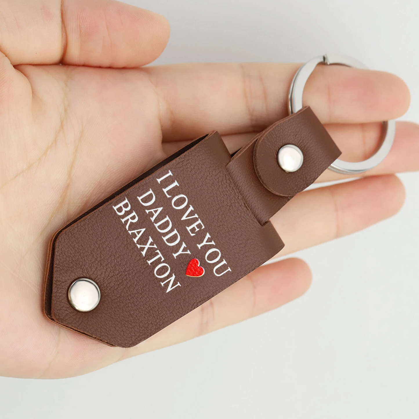 Personalized Drive Safe Keychain for Dad