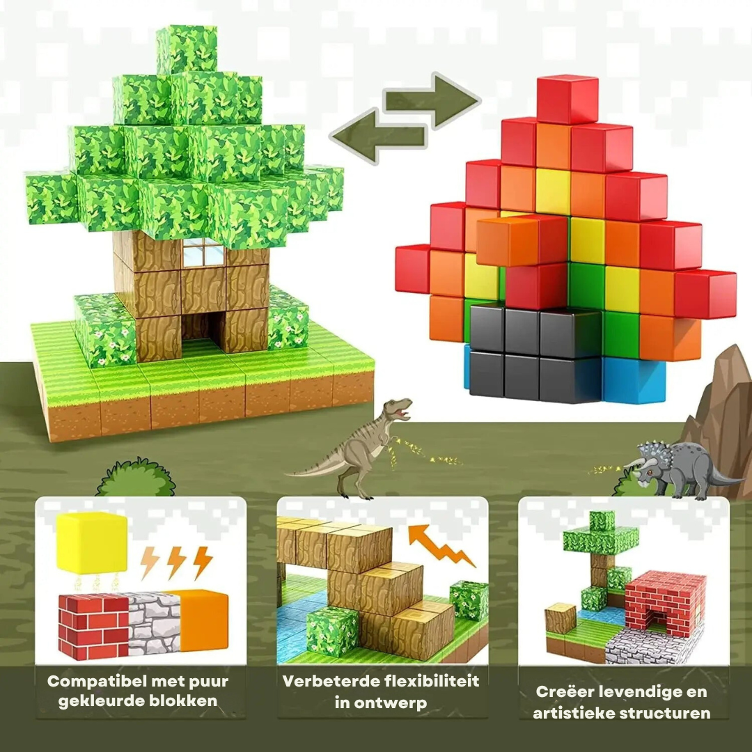 SmartCraft Magnetische Bouwblokken (100 stuks)