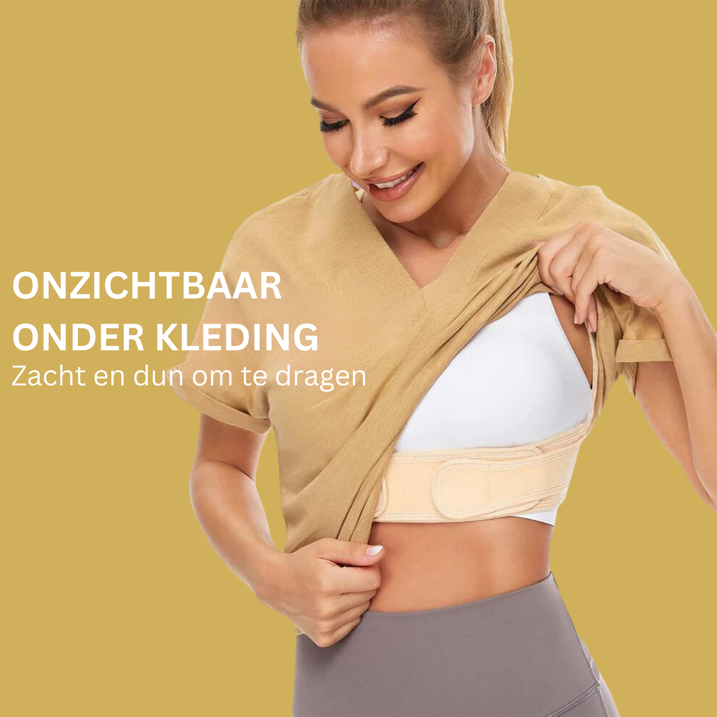 PrestiPose | Onzichtbare houdingscorrector voor een perfecte, pijnvrije houding
