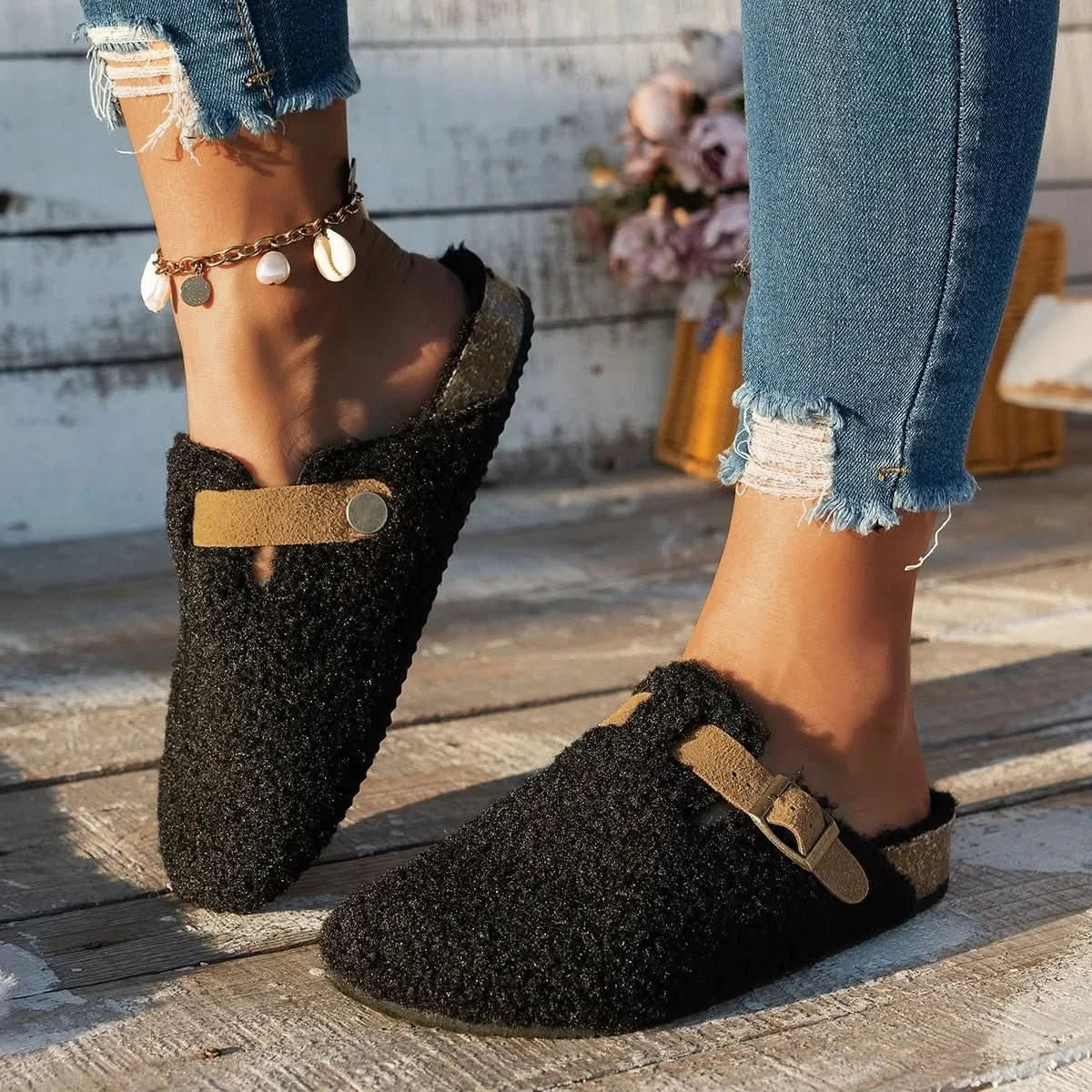 Contrortluxe - Luxe schapenwollen schoenen voor ultiem wintercomfort