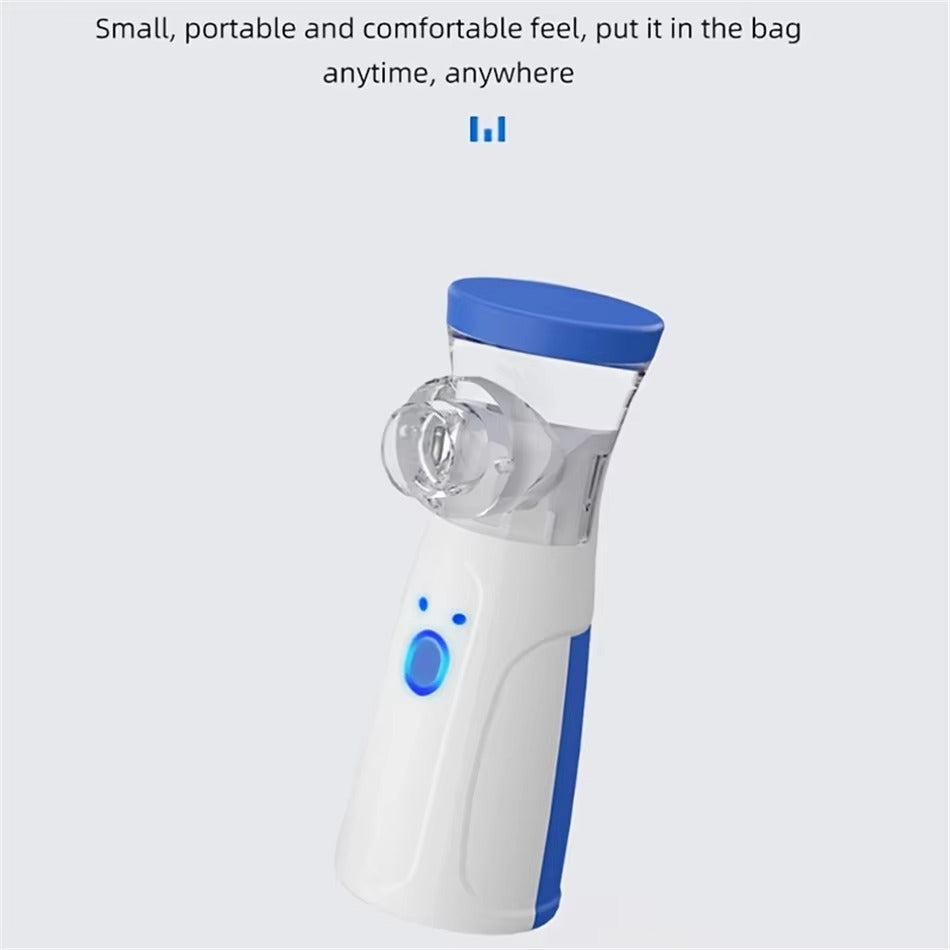 Draagbare Mini Mesh Vernevelaar Voor Volwassenen En Kinderen Stille Inhalator Voor Onderweg Terug Naar School 2025