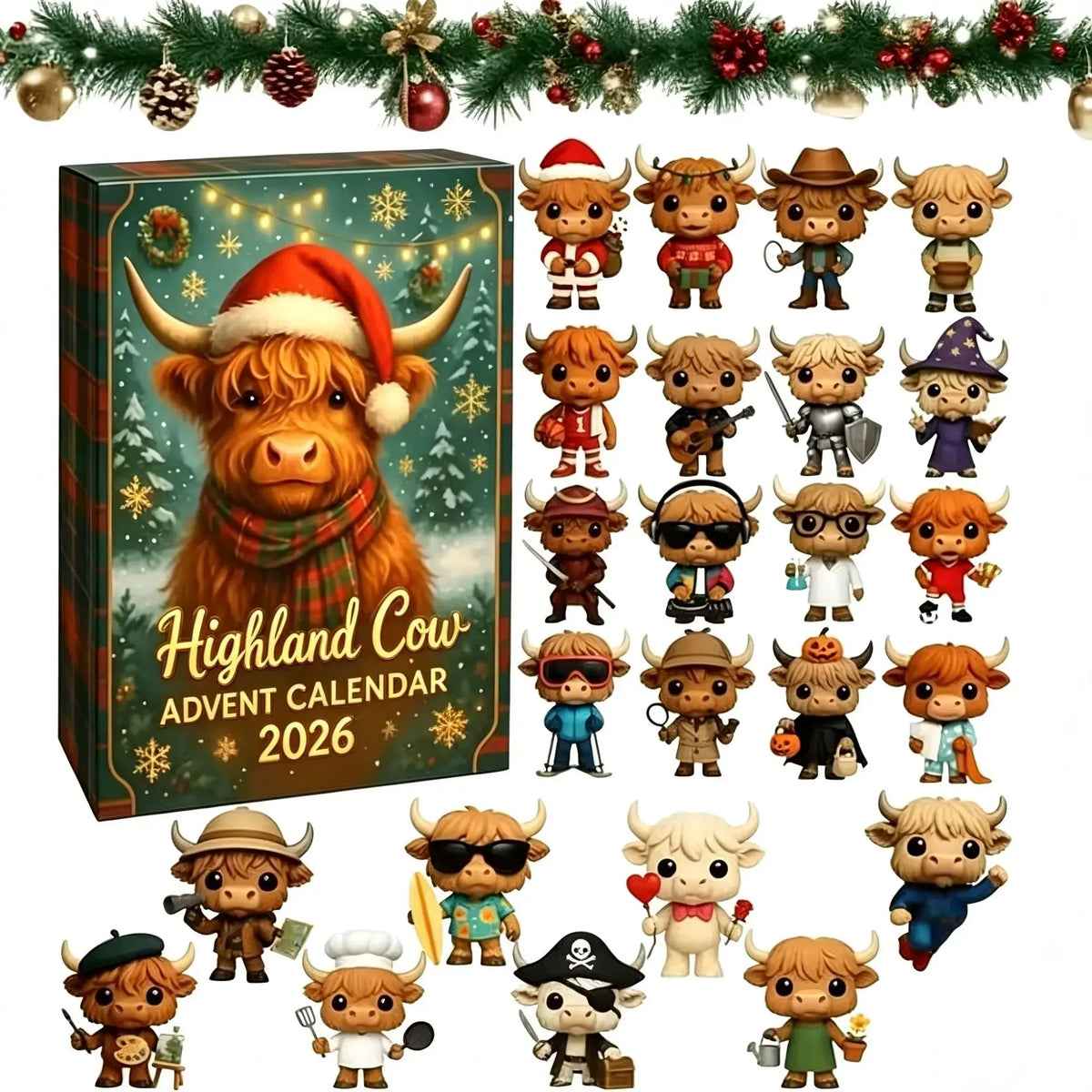 2026 Schotse Hooglander Adventskalender