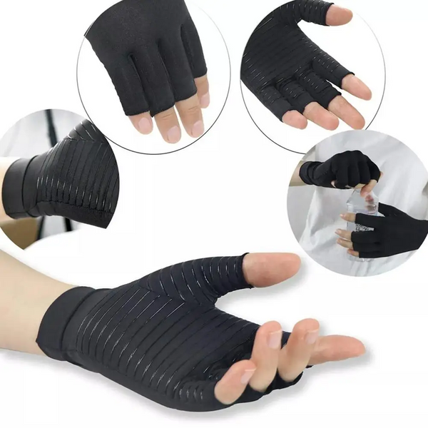 Kopercompressie Handschoenen tegen Pijn
