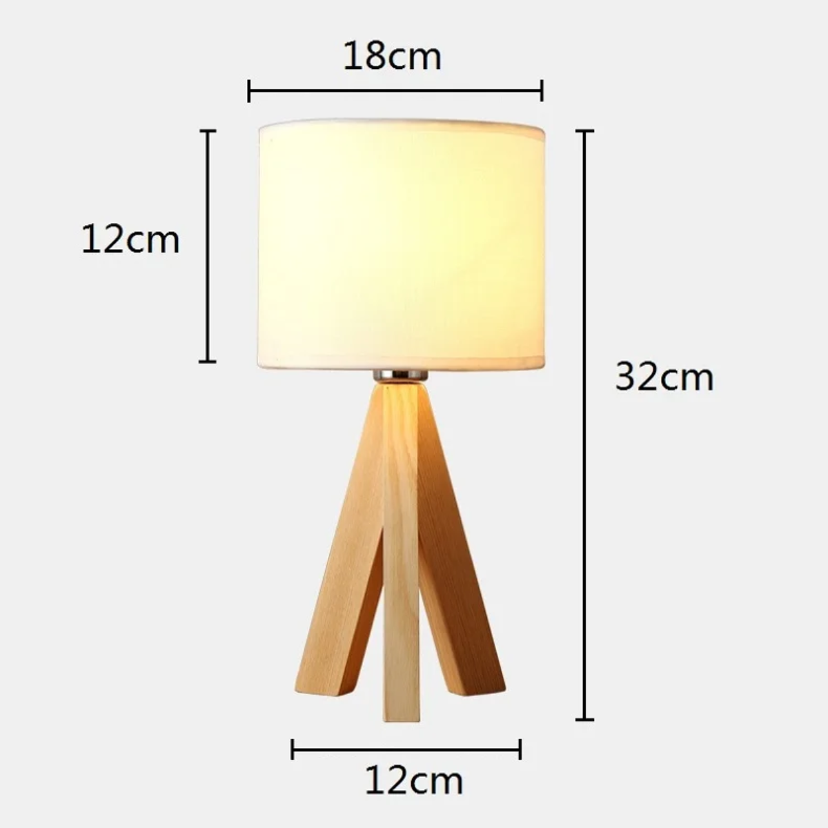 NordicTripod Houten Lamp