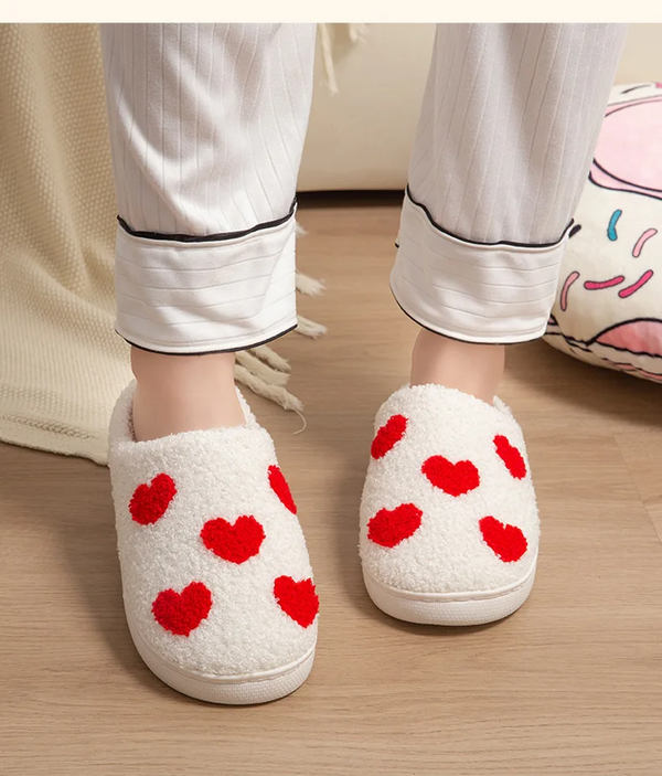 Knuffelzachte Liefdesslippers