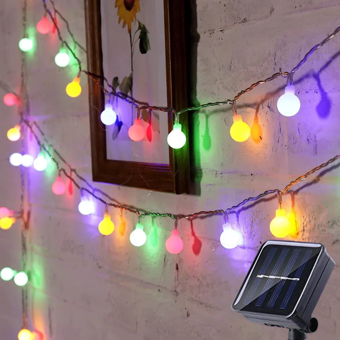 Solar -aangedreven feestverlichting