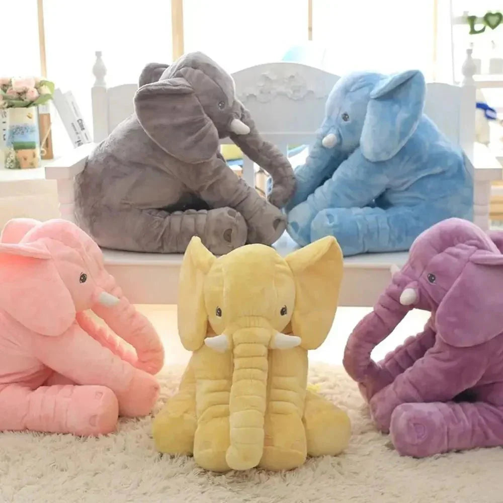 PlucheOlifant knuffelkussen - Super zacht & comfortabel voor baby's en kinderen
