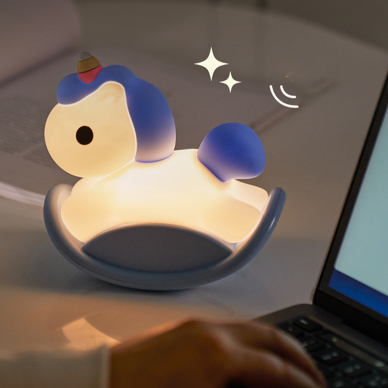 Eenhoorn Nachtlamp LED Squishy Tap Lamp Beste Cadeau voor Baby en Meisje