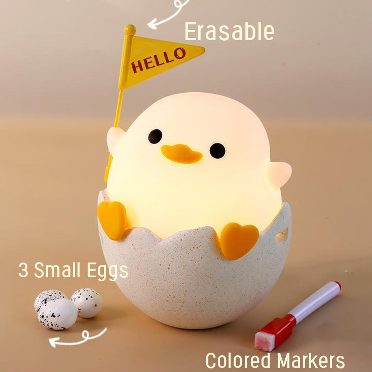 Schattige Eend LED Squishy Nachtlamp Voor Cadeau USB Oplaadbare Eend Lamp