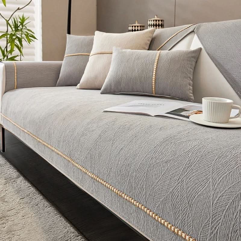 LEINENLUX Sofa Cover – Antislip & Stijlvol voor Elke Woonkamer
