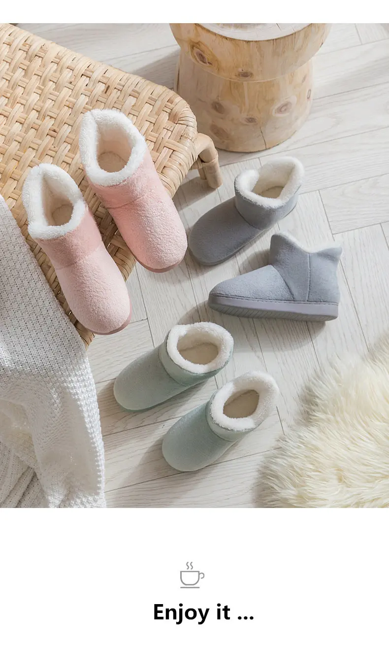Plush Warme Huis Schoenen Comfort