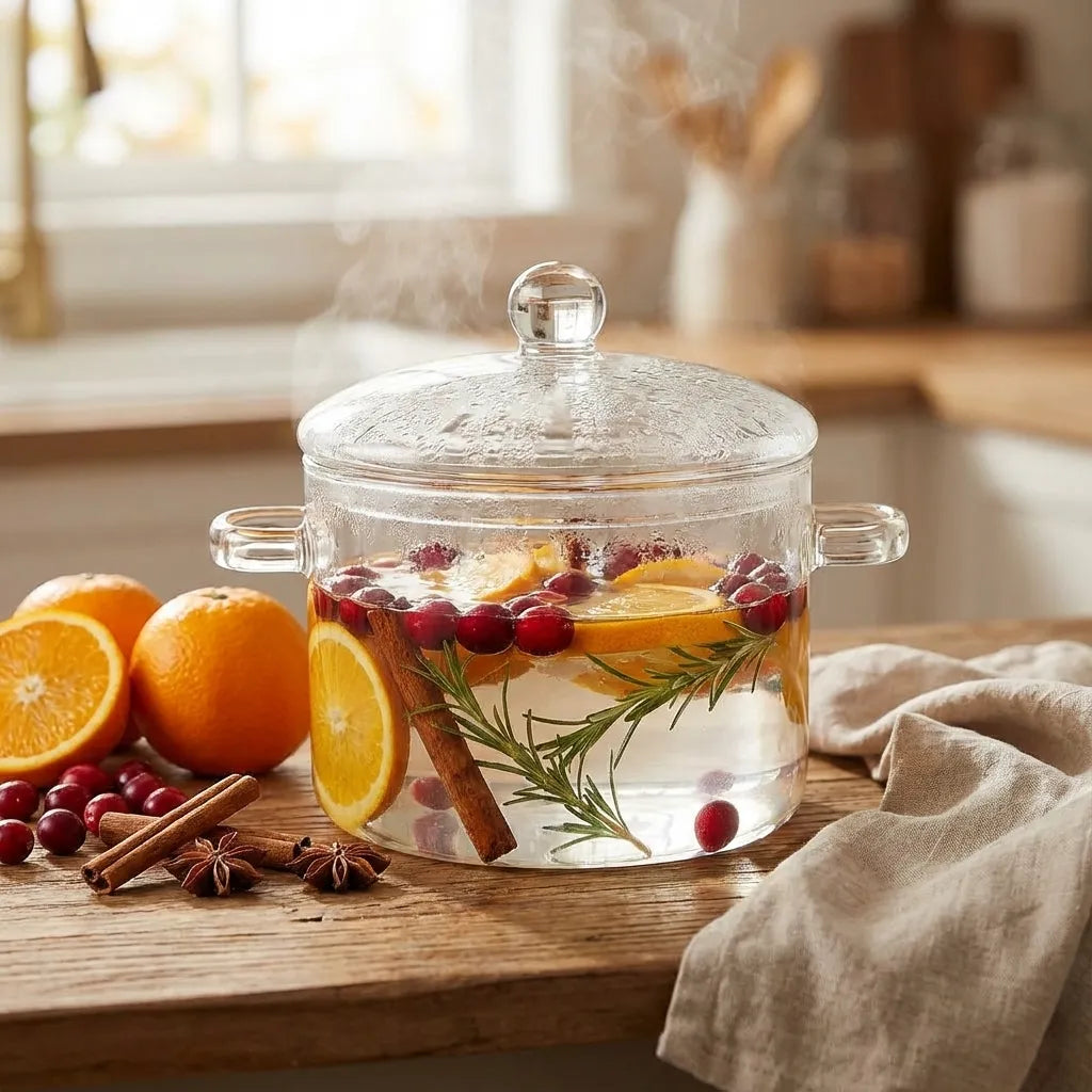 Miles Glas Kookpot – Borosilicaat Simmer Pot