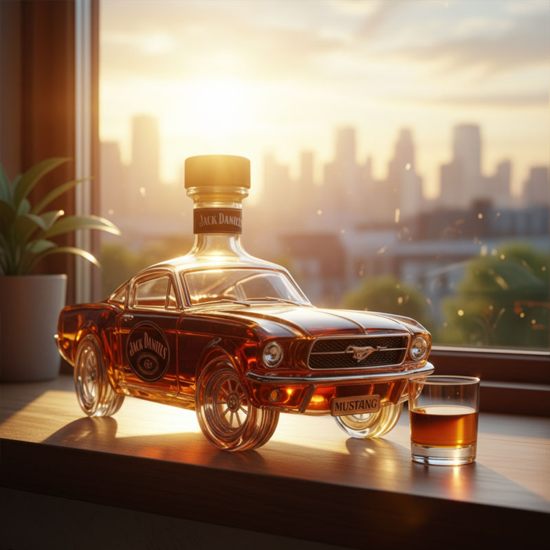 Mustang Whiskey Karaf