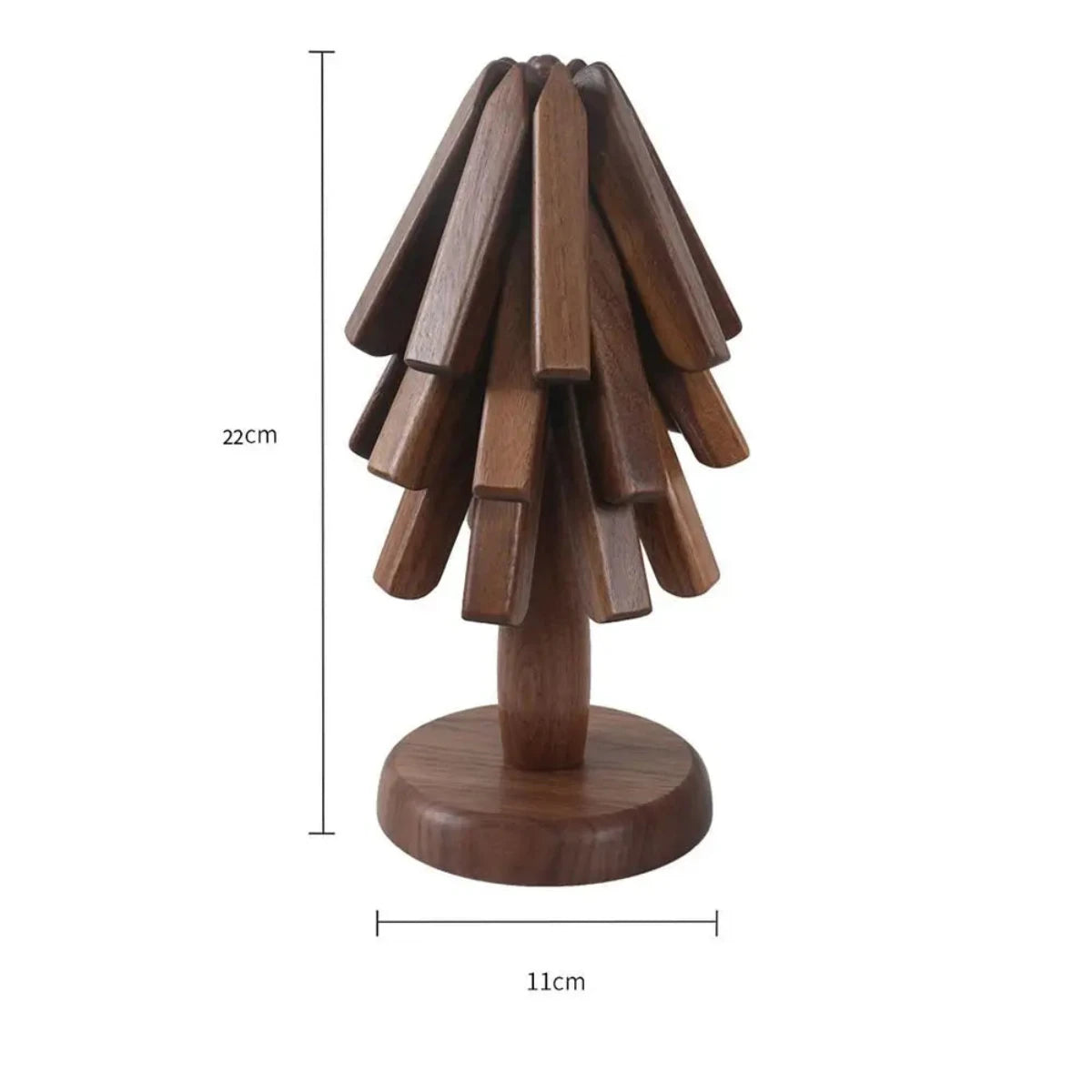 EcoCoasters | Houten Onderzetters Kerstboom