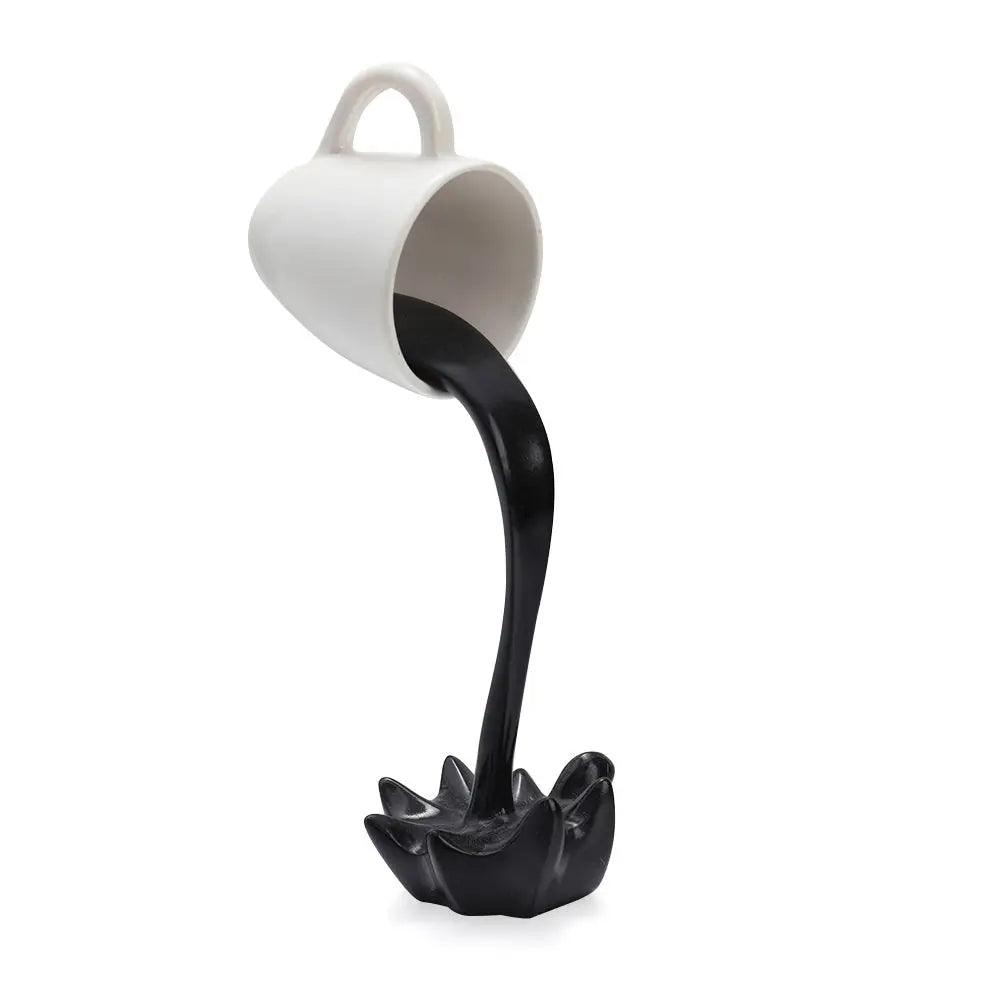 Zwevende Koffiekop Beeldje