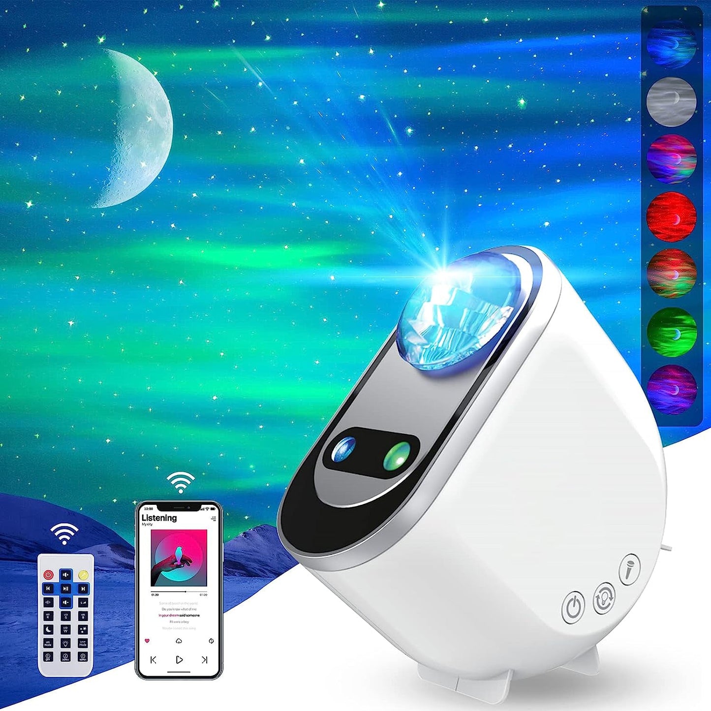 LED Galaxy Projector