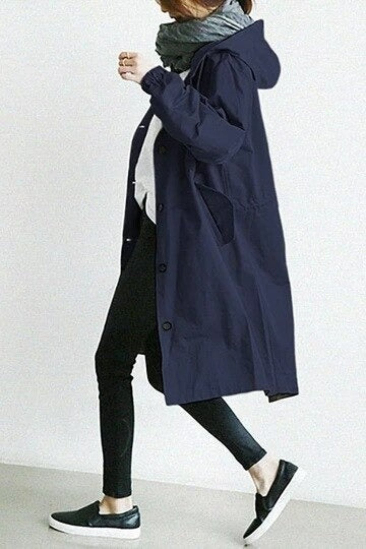 Maelis Waterdichte Trenchcoat