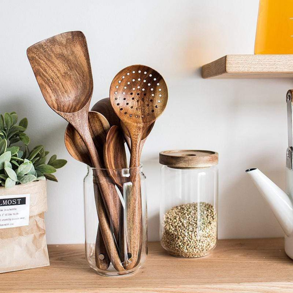 Eco-Friendly Teak Utensils Set