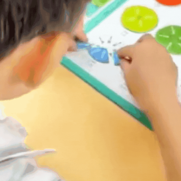 Kleurrijke Breuken Leren Bord