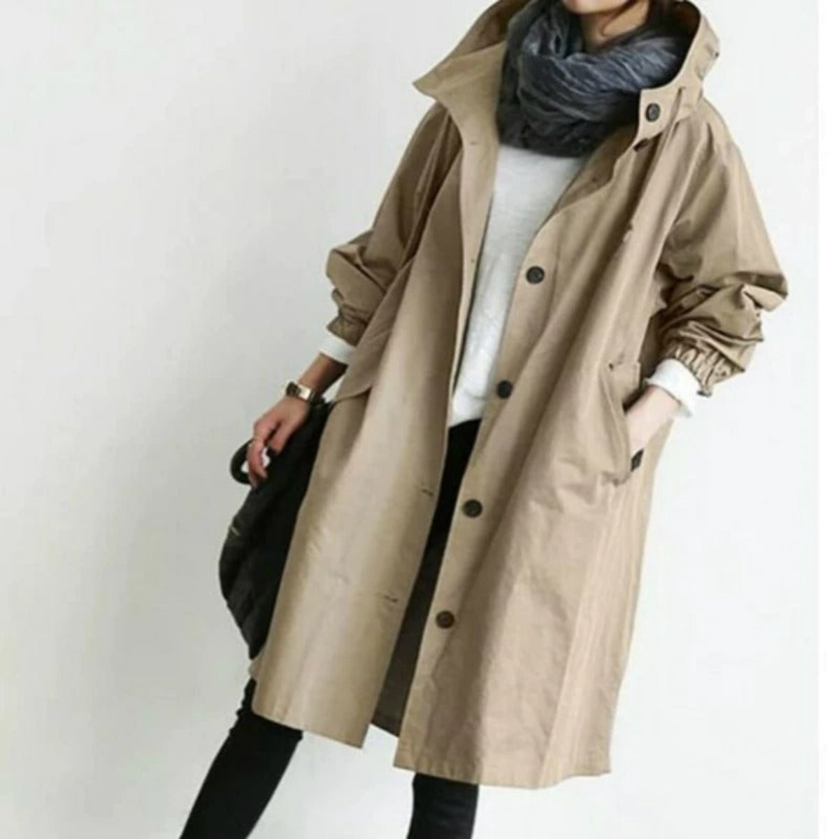 Maelis Waterdichte Trenchcoat