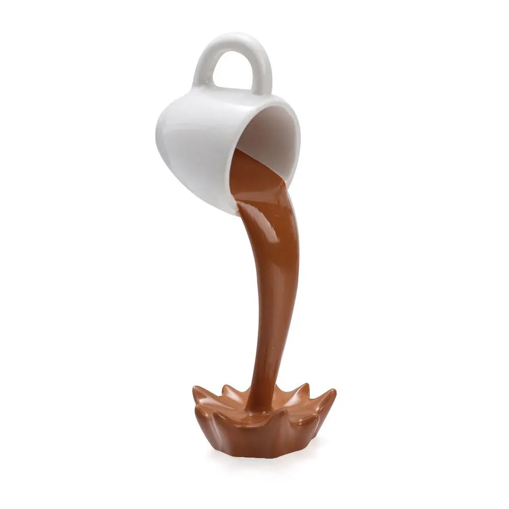 Zwevende Koffiekop Beeldje