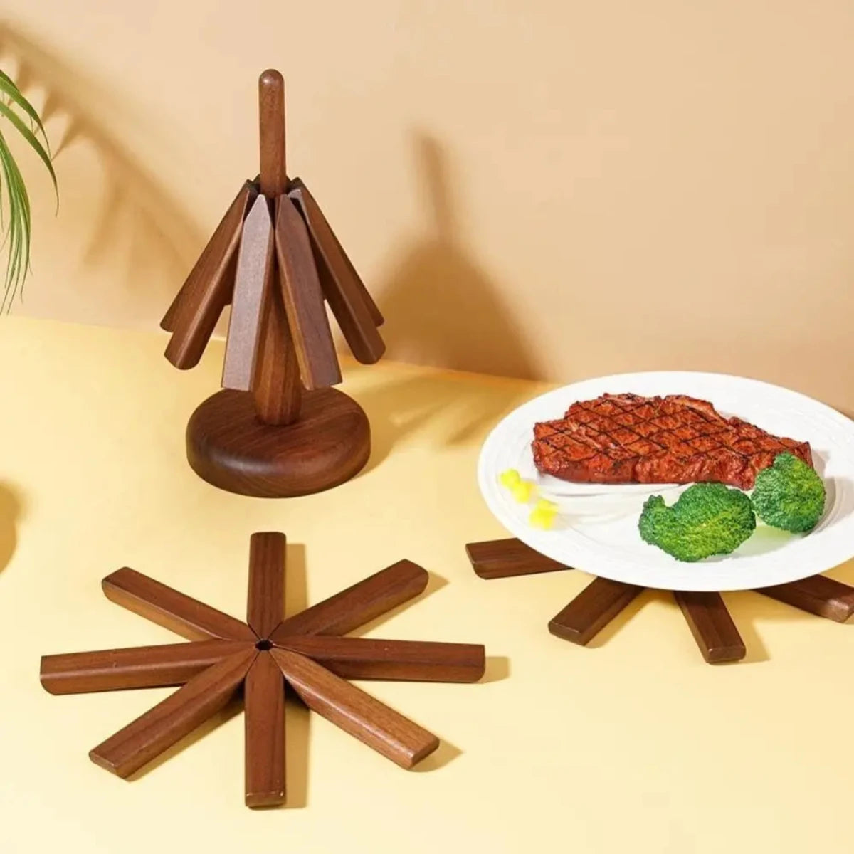 EcoCoasters | Houten Onderzetters Kerstboom