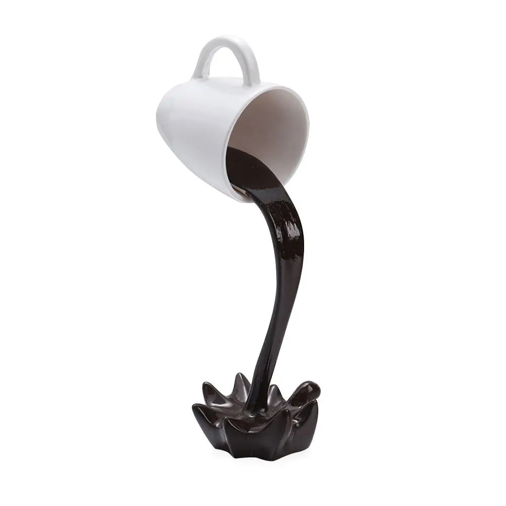 Zwevende Koffiekop Beeldje
