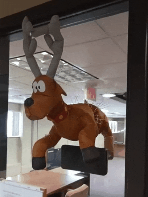 Crashende Kerstman Decoratie