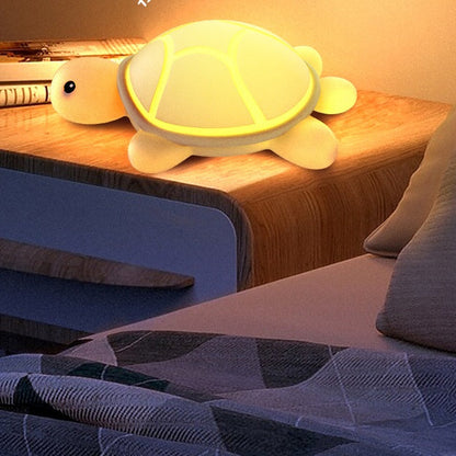 Squishy Silicone Schattige Schildpad LED Nachtlamp - Perfect Cadeau voor Kinderen en Meisjes