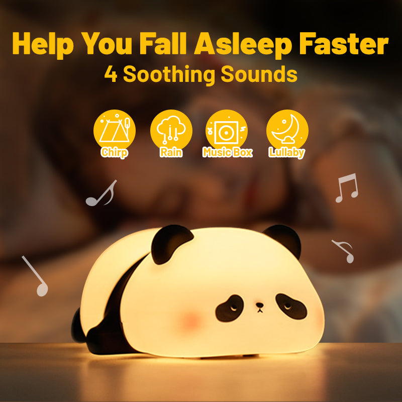 Schattige Panda Nachtlamp LED Squishy Tap Lamp Beste Cadeau voor Baby en Meisje