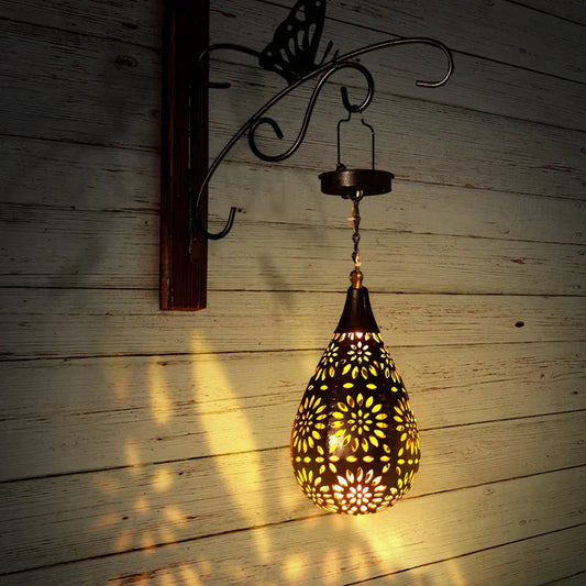 Solar -aangedreven en weerbestendige tuinlamp