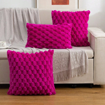 CloudLuxe – Zachte Marshmallow Kussenhoes met Luxe 3D Textuur