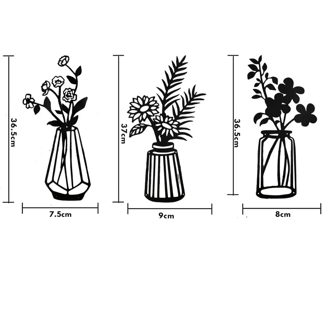 VerdantGrace Wanddecoratie Set