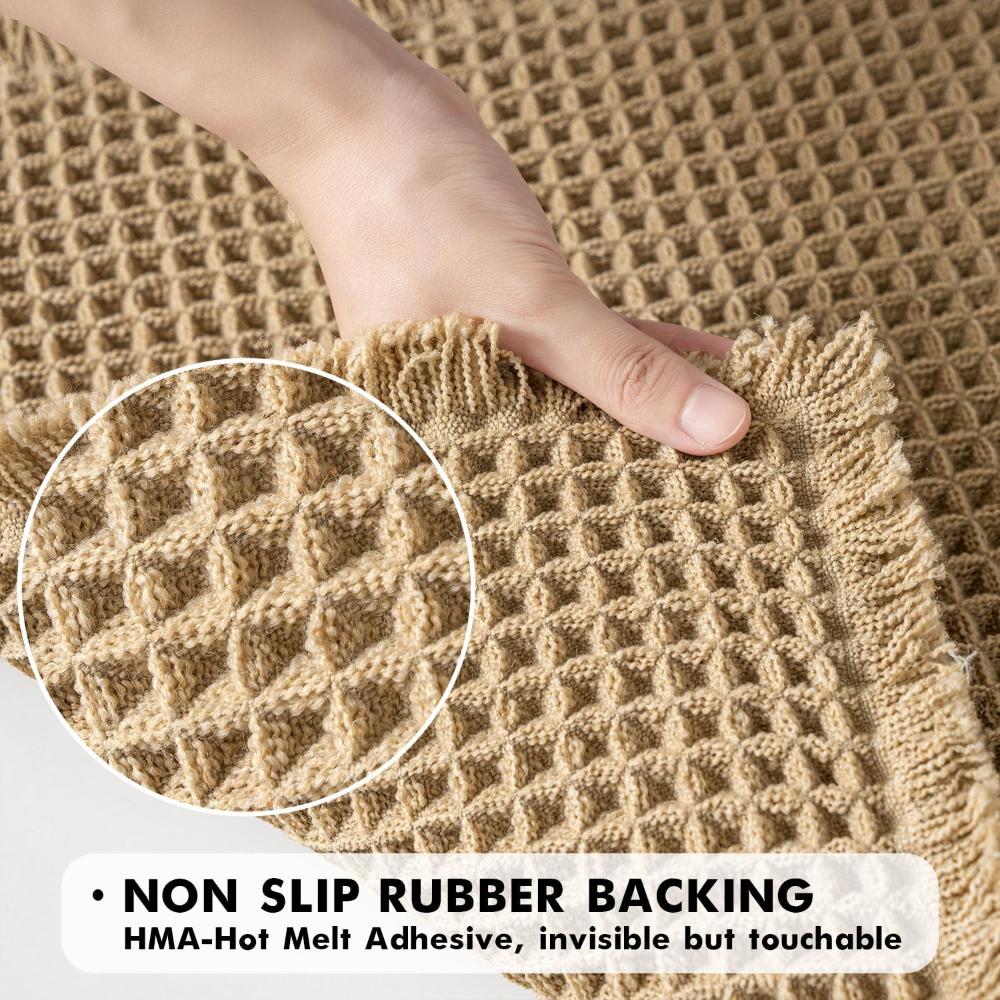 LuxeWeave – Wafelstructuur Badmat met Ultiem Comfort & Absorptie