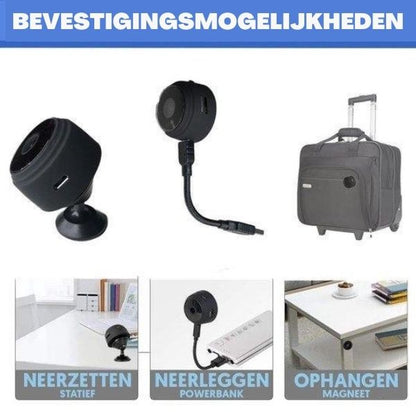CamSpy - Mini Beveiligingscamera - HD - 1080P - Draadloos