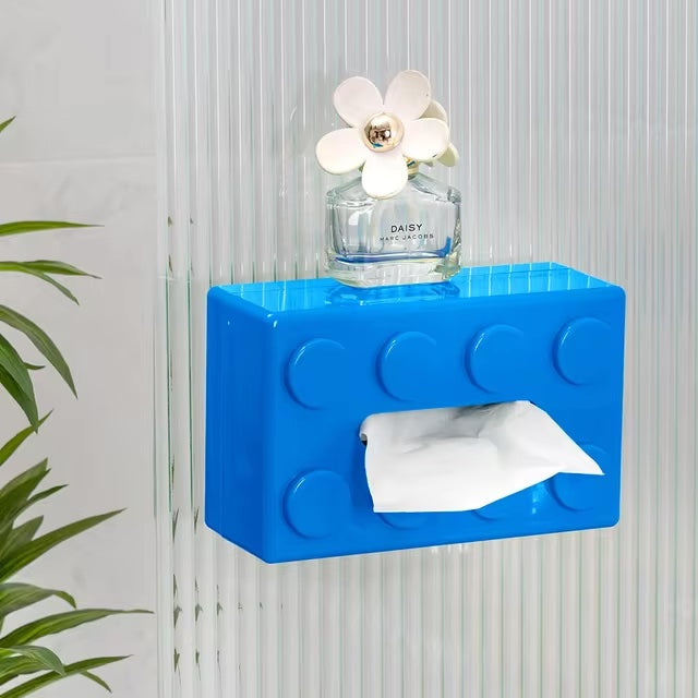 RetroBricks Luxe Tissuedoos – Speels Design voor een Stijlvol Interieur