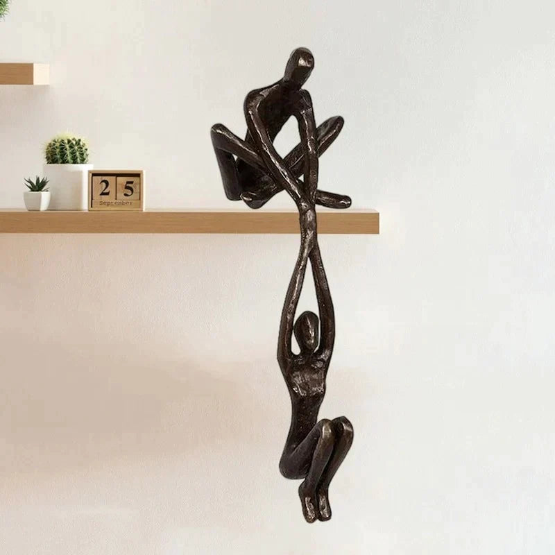 BalanceArt – Elegant Sculptuur Beeldje voor Harmonie en Liefde
