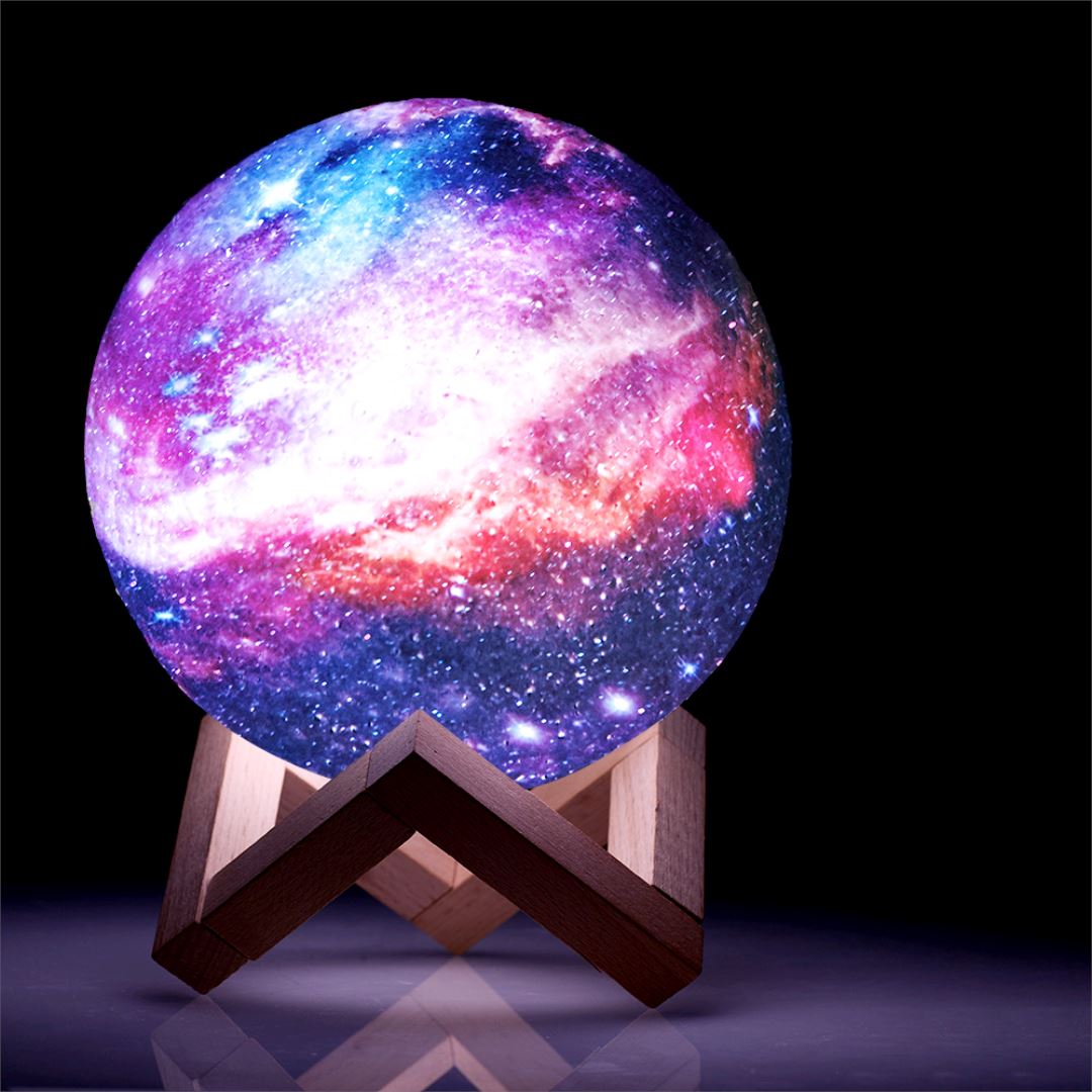 Asteria | Draadloze 3D Maanlamp
