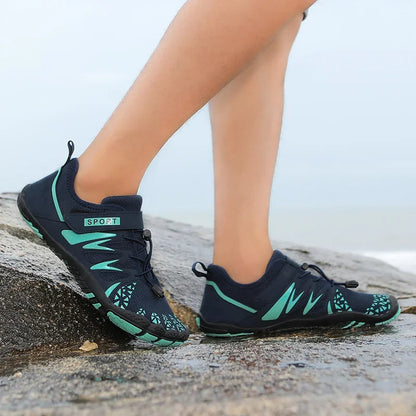 Heren waterschoenen met elastische bandsluiting en vijfvingerontwerp