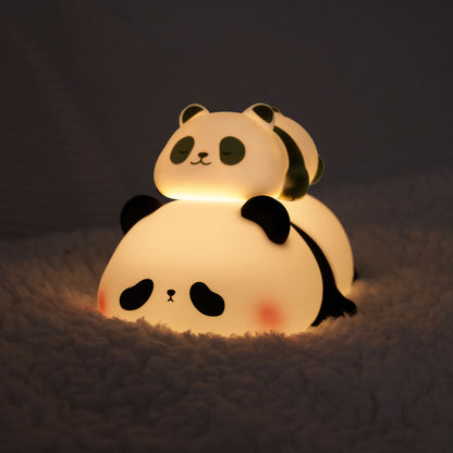 Schattige Panda Nachtlamp LED Squishy Tap Lamp Beste Cadeau voor Baby en Meisje