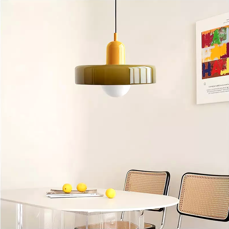 Glarefusion Modern Bauhaus Glas LED Hanglamp