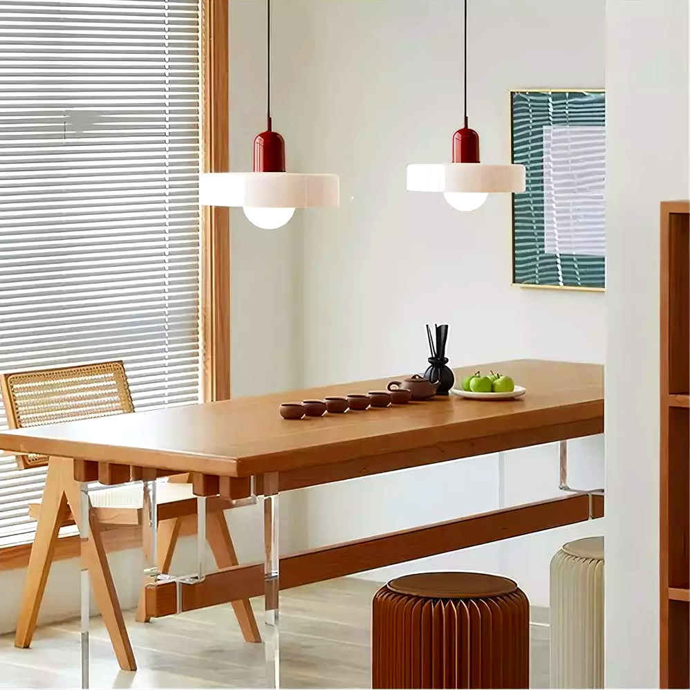 Glarefusion Modern Bauhaus Glas LED Hanglamp